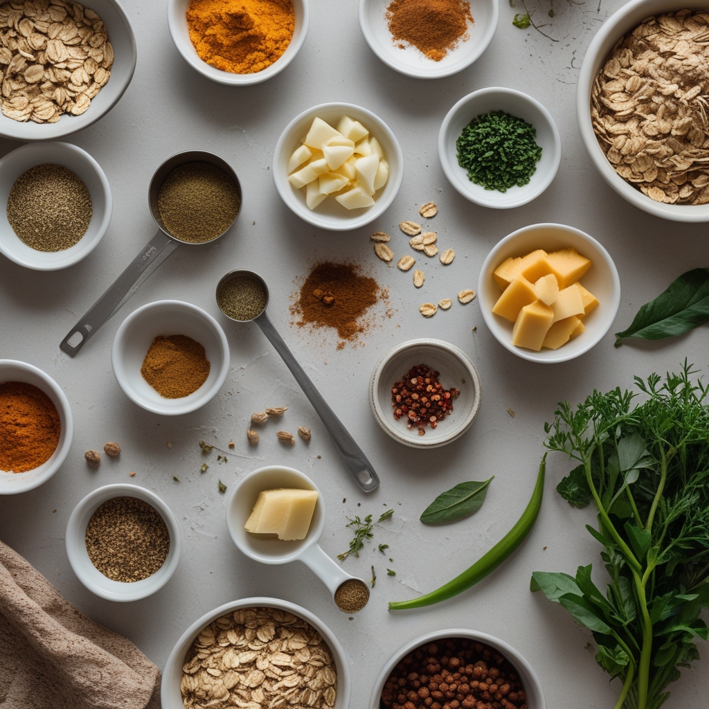 Ingredients for Smart Indulgence: Oatmeal Diet Cake for Your Cravings - Easy Homemade Healthy Treat