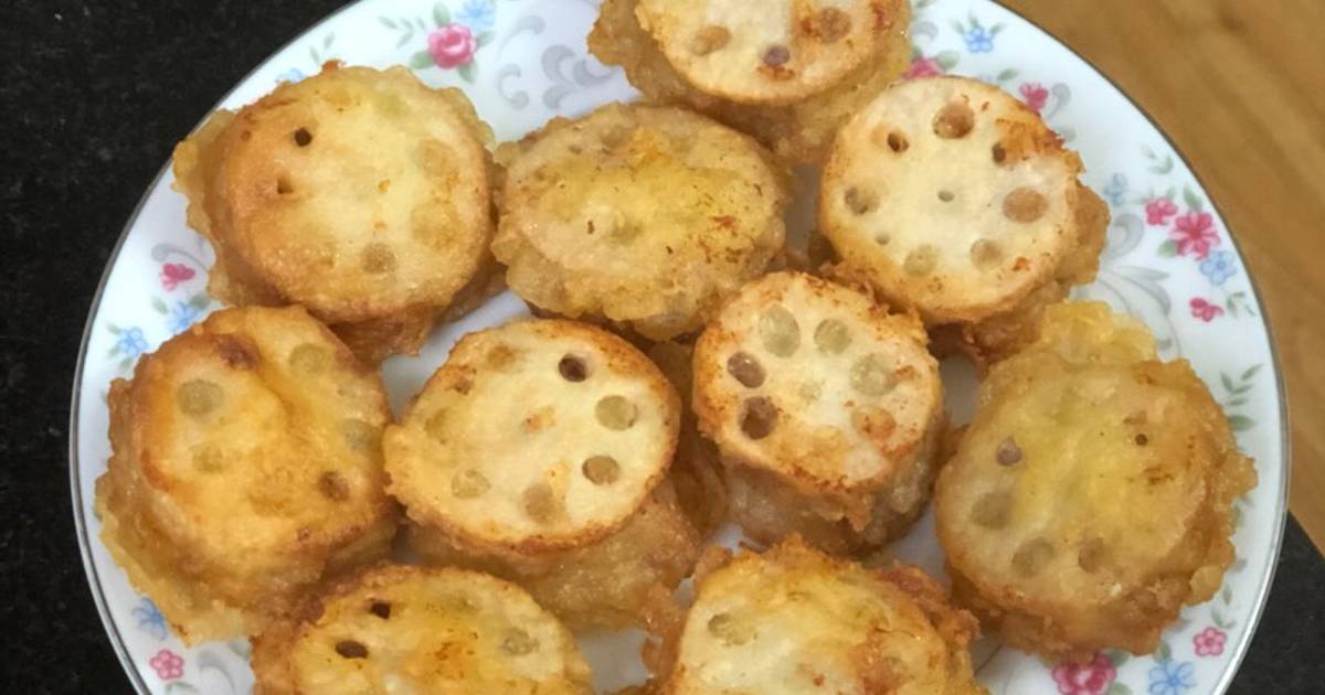Tuần 27: Củ sen kẹp thịt chiên giòn