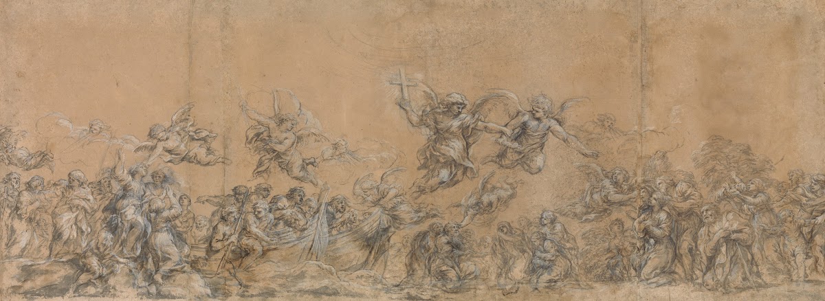 Study for Angels Sealing the Foreheads of the Children of Israel in Saint Peters
