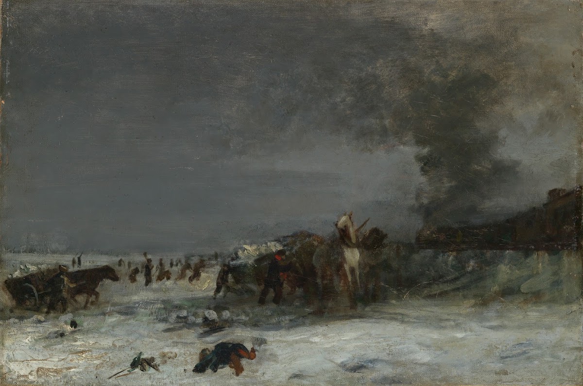 Eisholer Auf Der Schiesswiese In Karlsruhe 1875