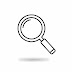 Enhance your designs with this free vector magnifying glass icon.