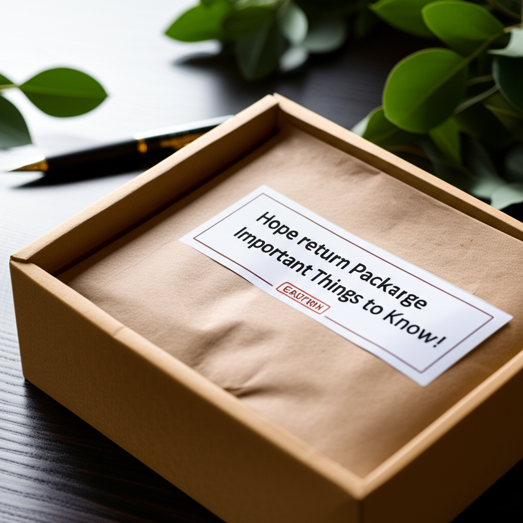 희망리턴패키지, 이것만은 꼭 알아두세요! (주의사항)