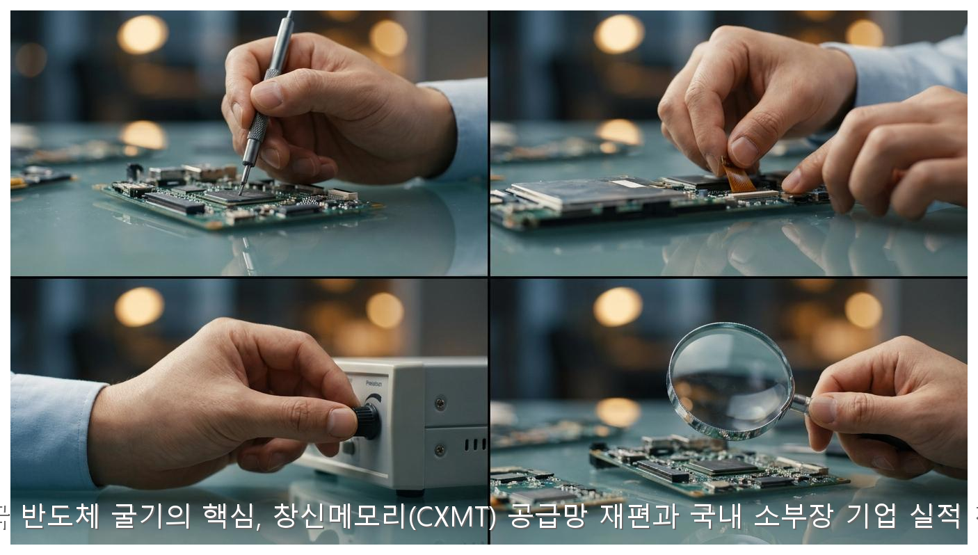 2026년 중국 반도체 굴기의 핵심, 창신메모리(CXMT) 공급망 재편과 국내 소부장 기업 실적 전망 리포트 핵심 안내 및 분석 인포그래픽 (4)