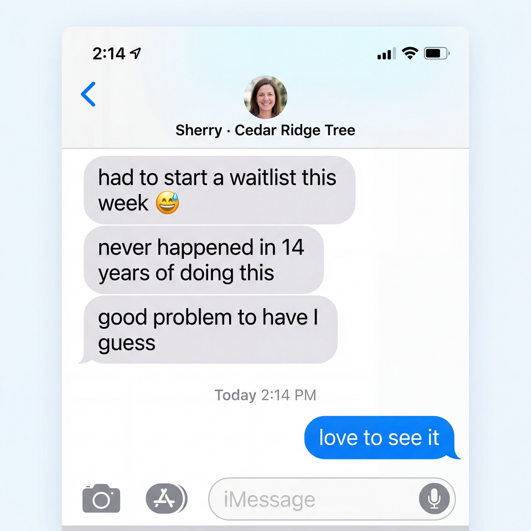Owner text: on a waitlist now