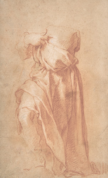 Study of a Headless Draped Figure with Arms Crossed 16th century