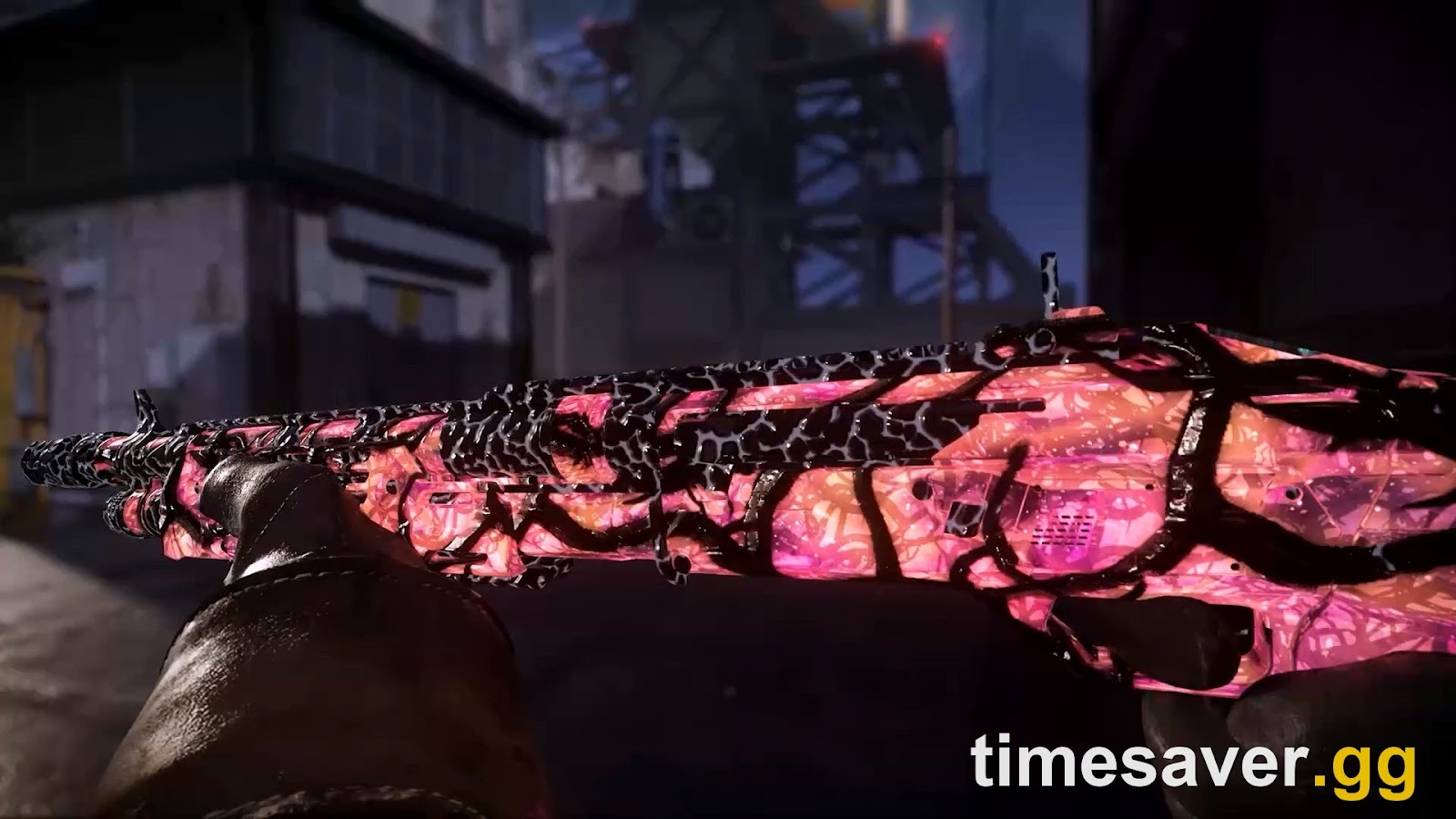 Black Ops 7 weapon showing a reactive mastery camo unlocked through multiplayer challenge grinding