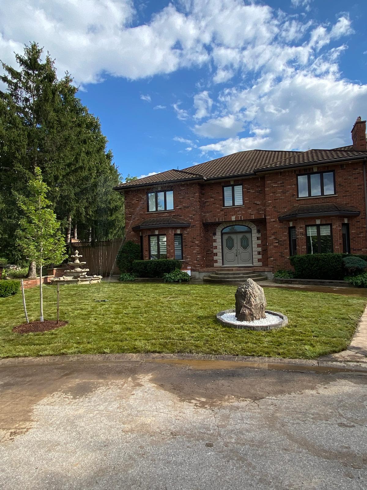 Backyard landscaping transformation in London, Ontario