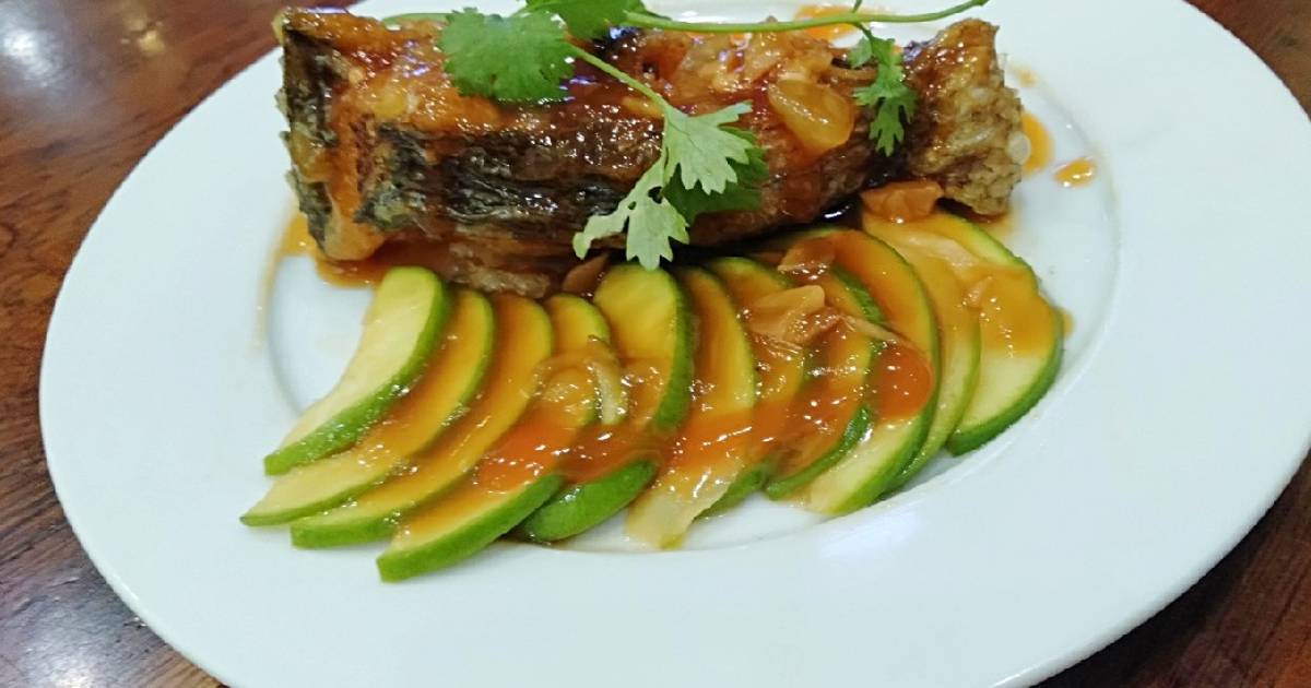 Cá sốt xoài bao tử