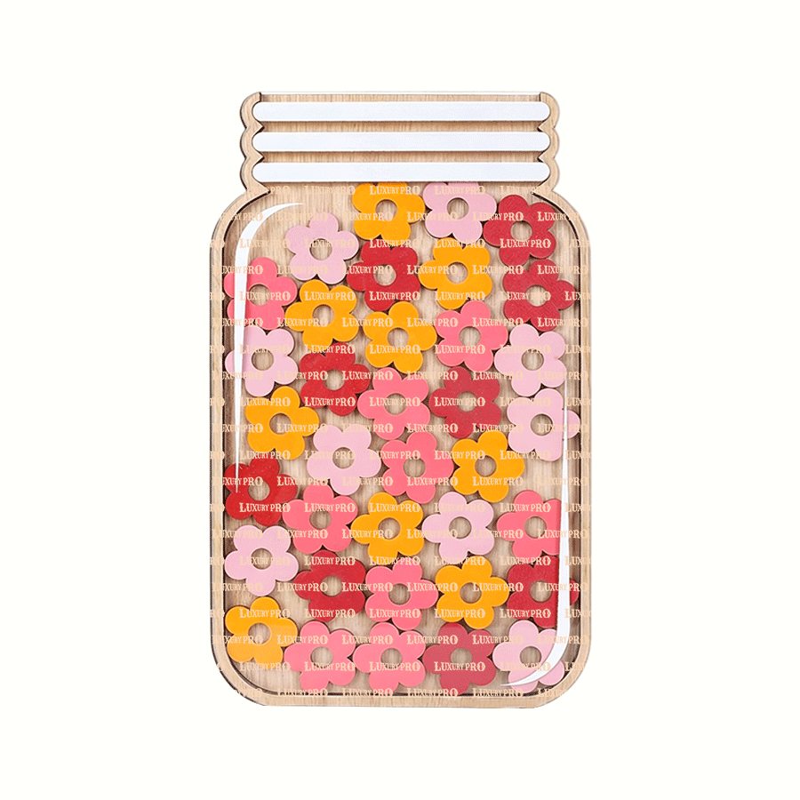 Wooden Candy Jar