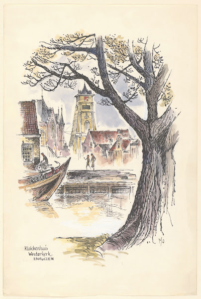 Klokkenhuis van de Westerkerk 1950 1970