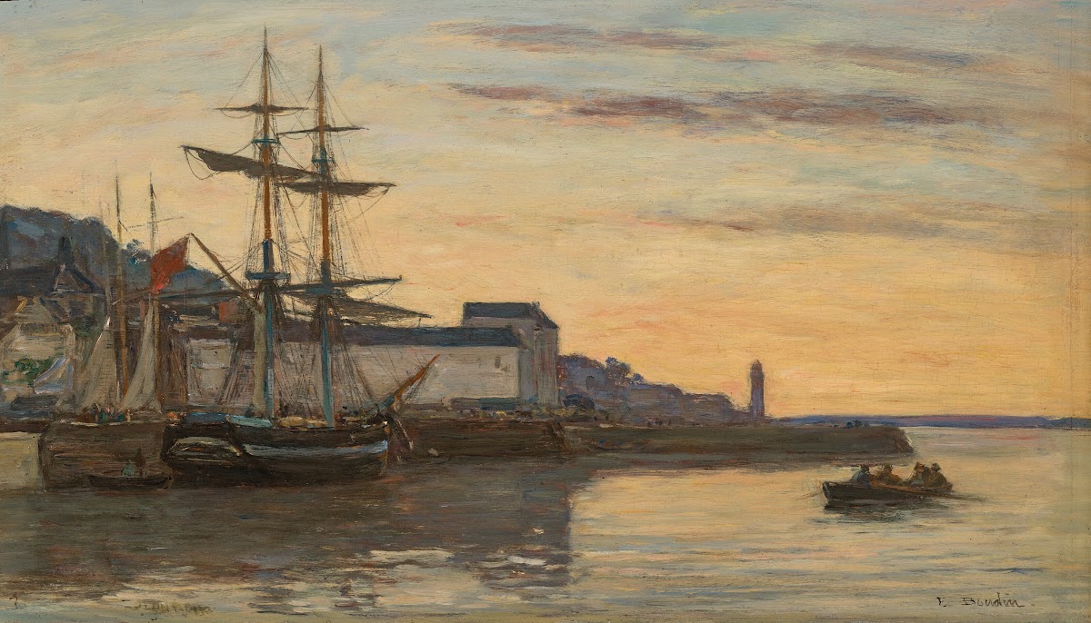 Honfleur Voiliers 1856