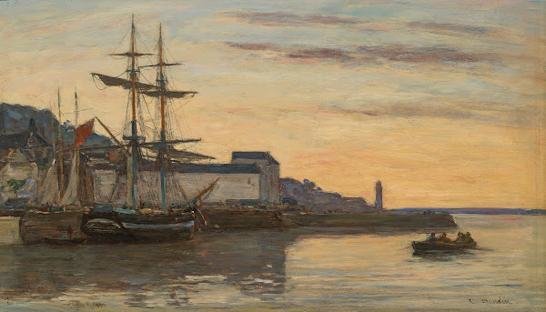 Honfleur Voiliers 1856