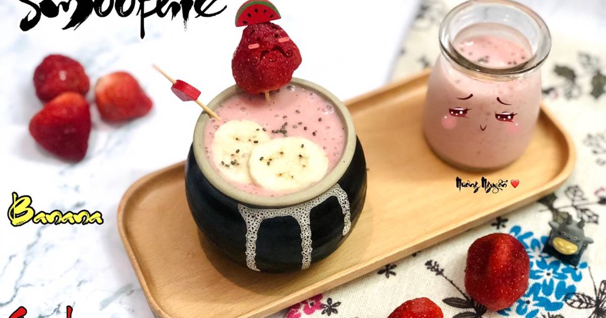 Smoothie strawberry+ banana