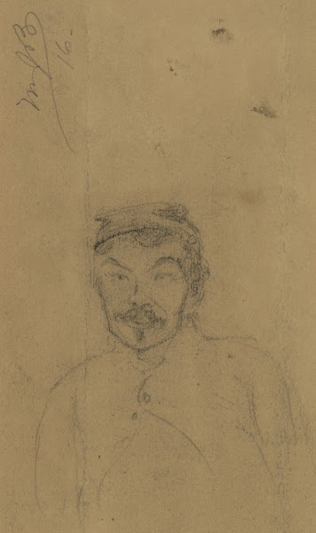 Bust length portrait of a soldier 1860 1865