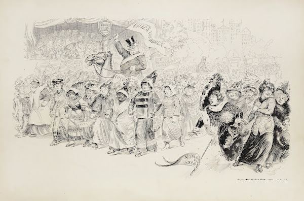 The Bosss point of view The more votes for women the more for me 1912