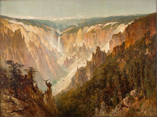The Grand Canyon of the Yellowstone ca 1884