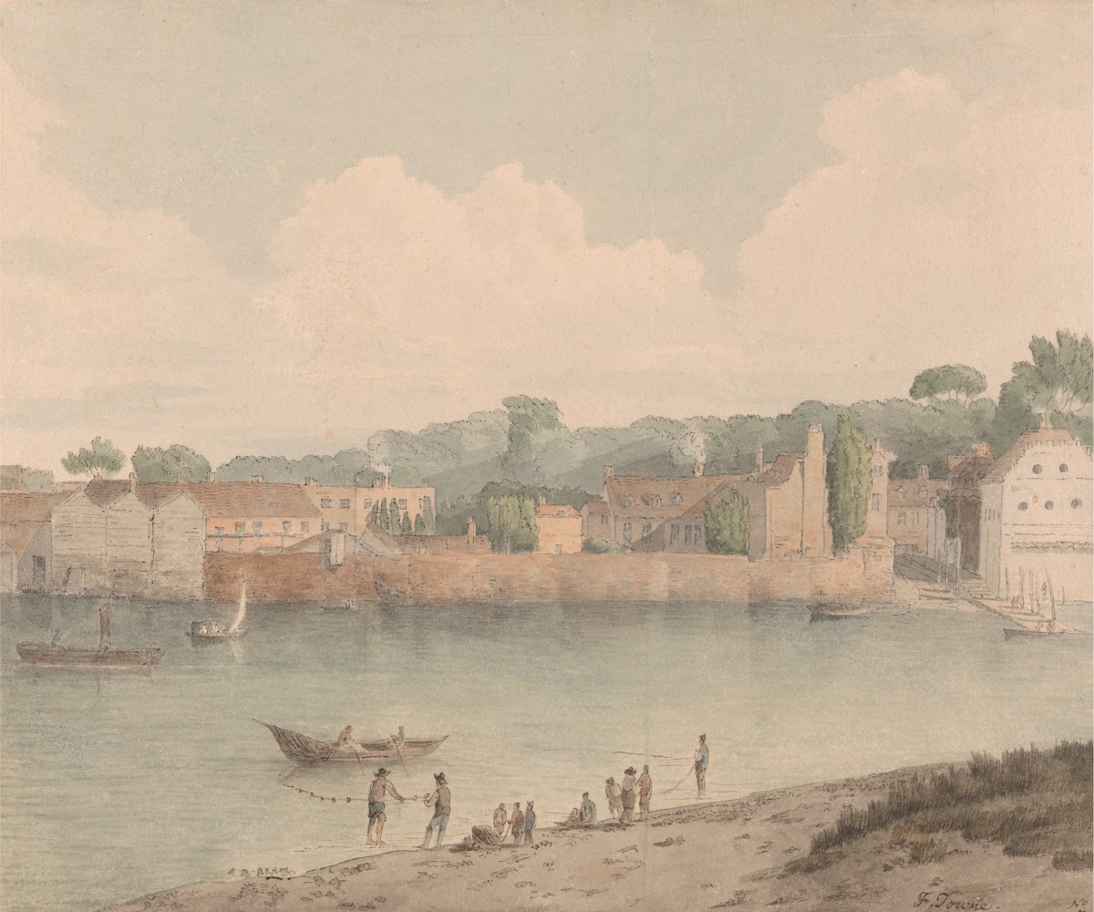 Vauxhall Stairs from Millbank July 5 1797 1797