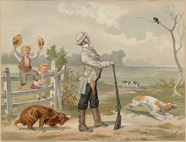 Hunting scene 1878