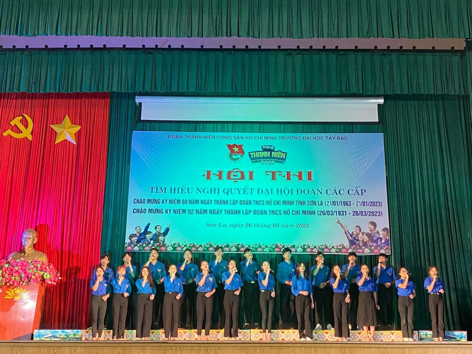 Đoàn Thanh niên Cộng sản Hồ Chí Minh Trường Đại học Tây Bắc tổ chức Hội thi Tìm hiểu Nghị quyết đại hội đoàn các cấp