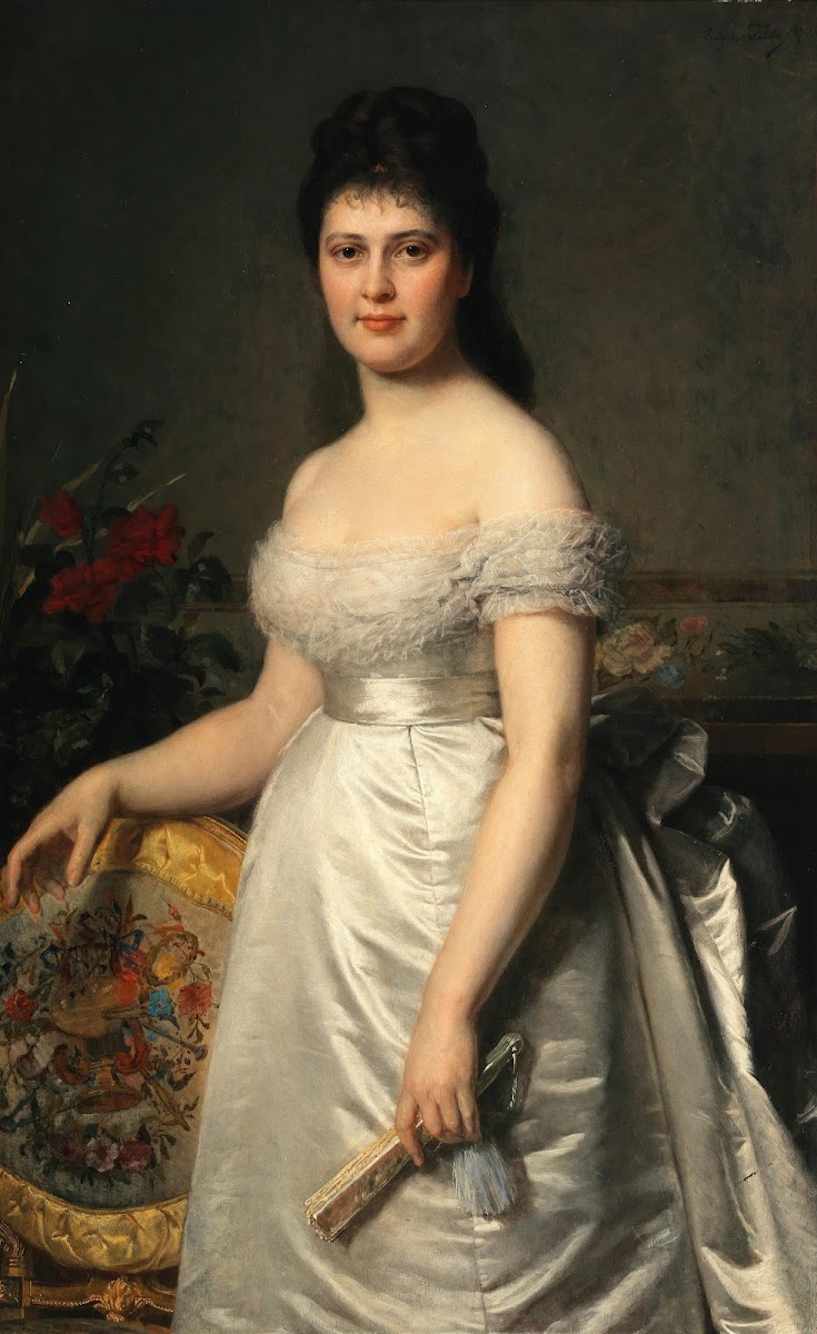 Portrait of the Opera Singer Adelina Patti 1843 1919 1874