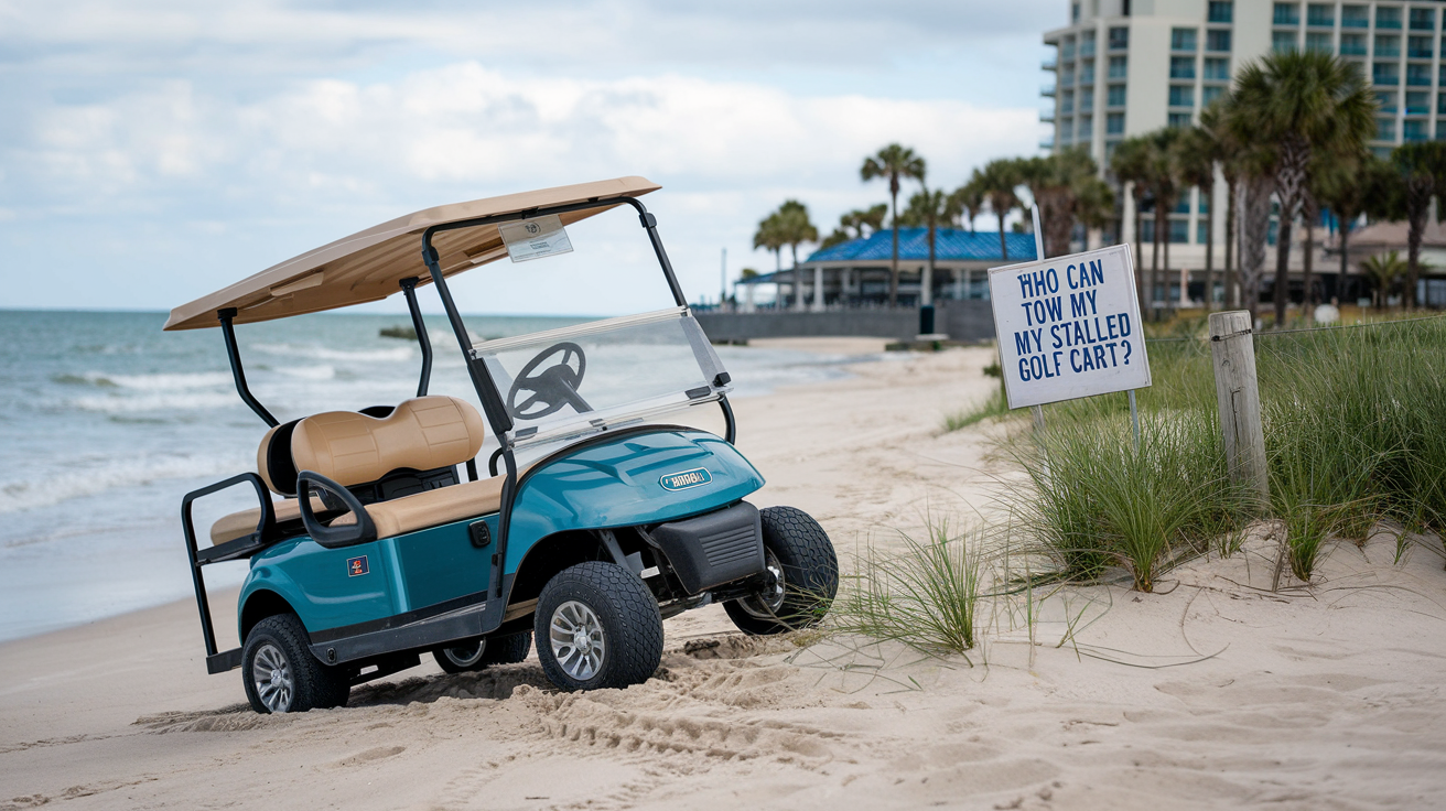 Who Can Tow My Stalled Golf Cart in Myrtle Beach, SC?