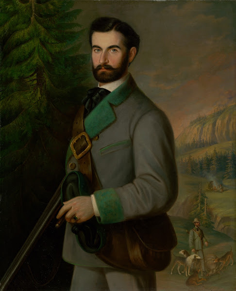 Portrait of Zoltán Zmeškal in his Hunting Clothes 1859