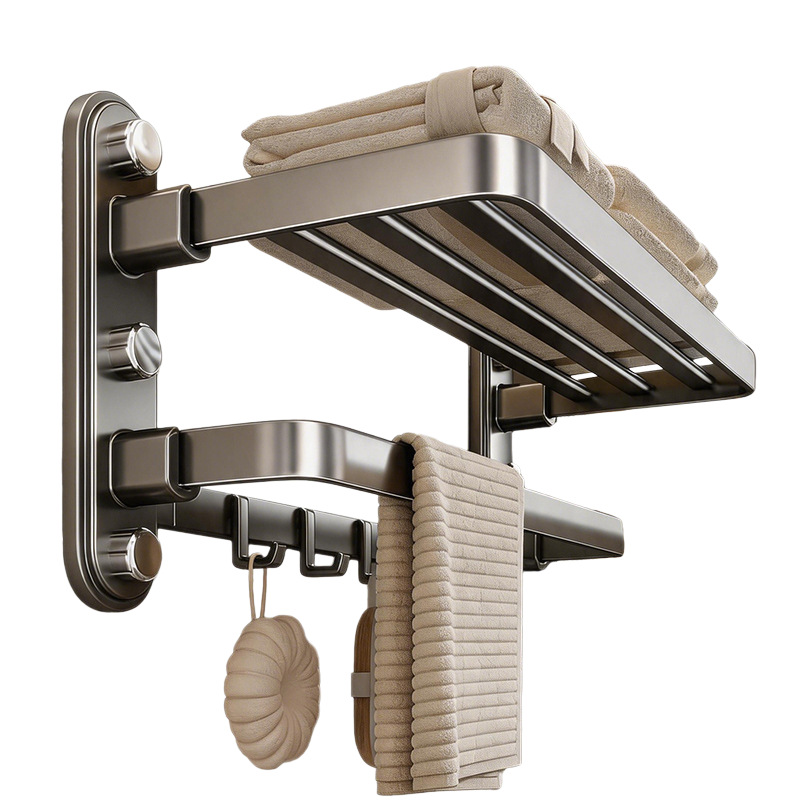 Towel holder without drilling, suction cup installation