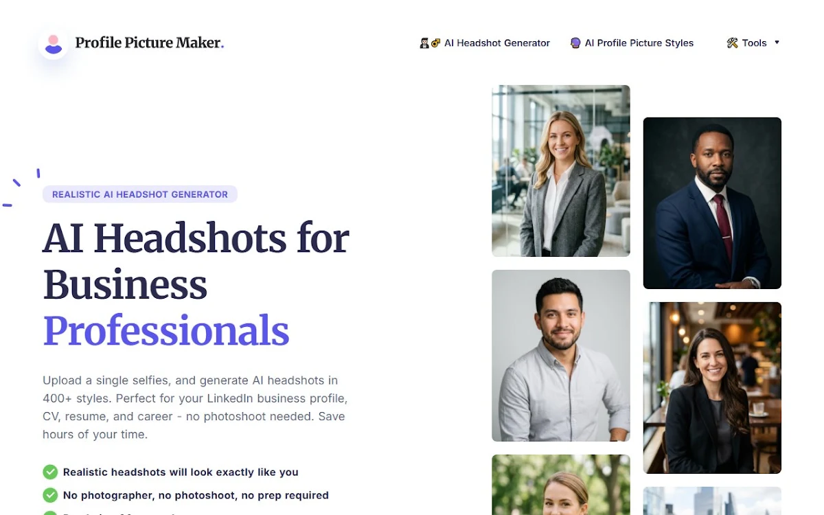 Captura de snapheadshots.com