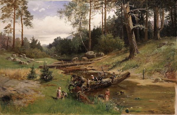 By the Brook in the Forest 1872