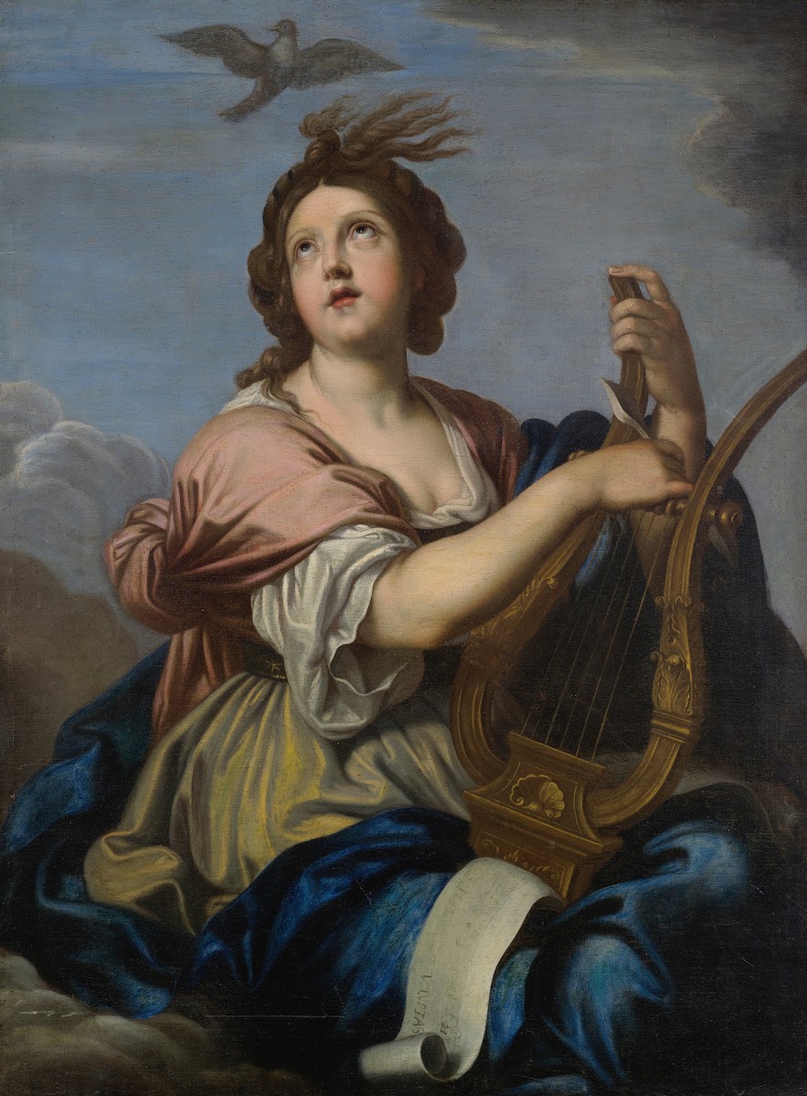 Muse Playing Her Lyre 17th Century