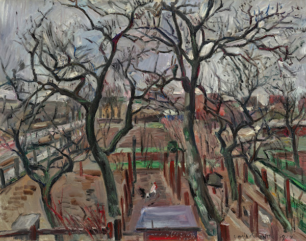 Obstgarten im Winter 1912