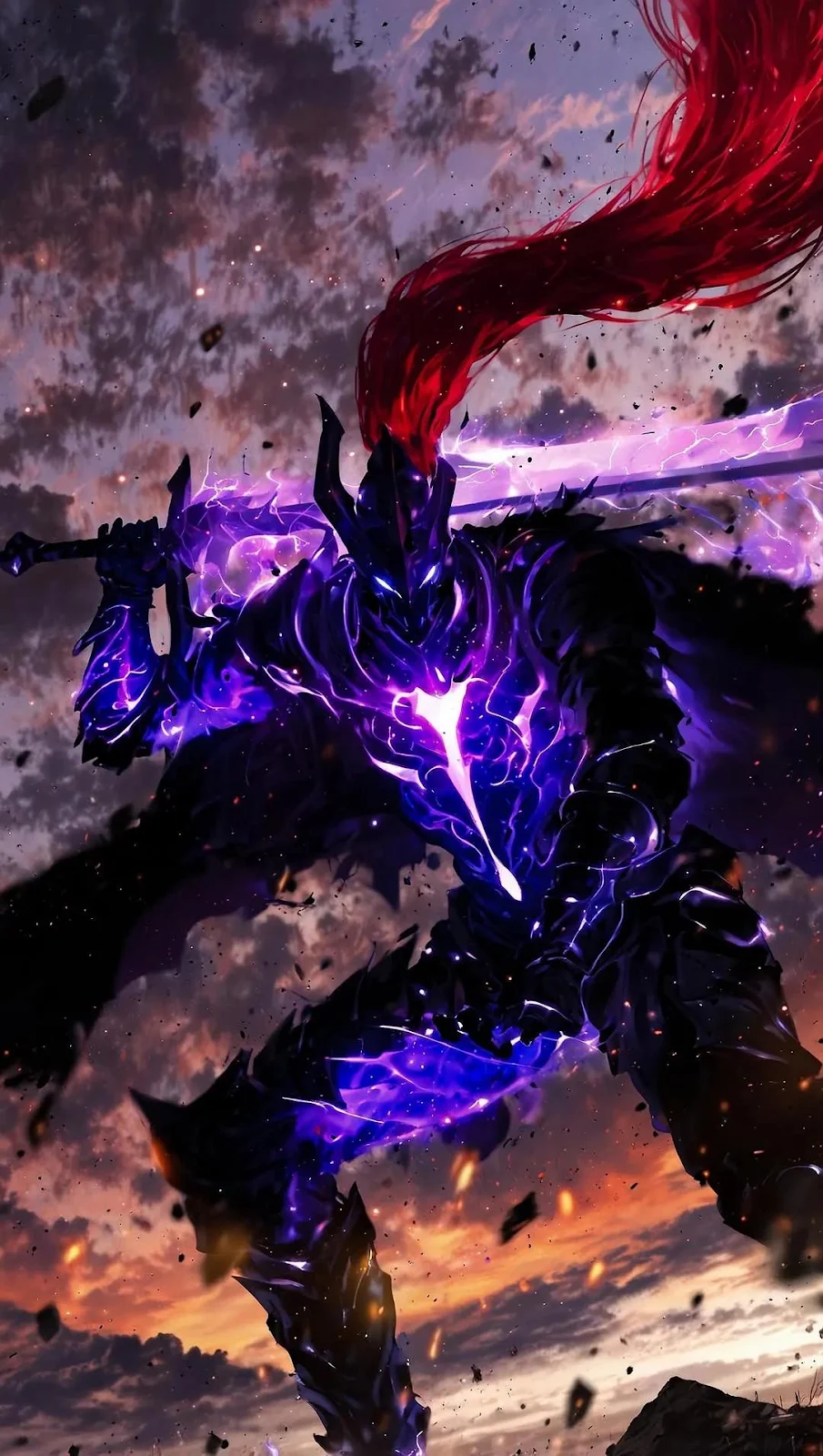 Igris From Solo Leveling - Digital Anime Art iPhone Wallpaper (1080x1909)