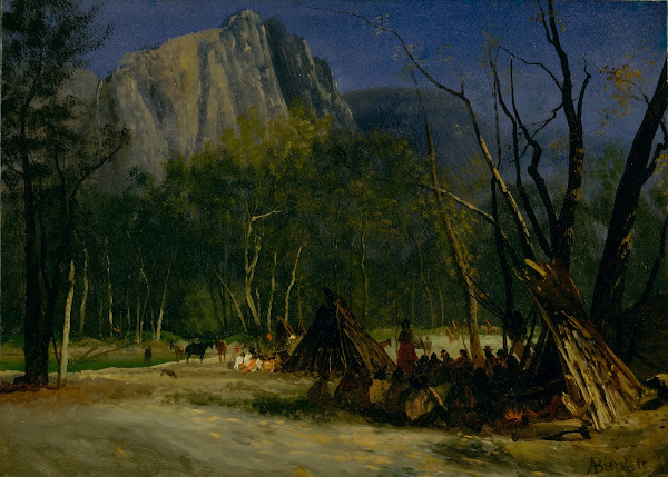 Indians in Council California ca 1872