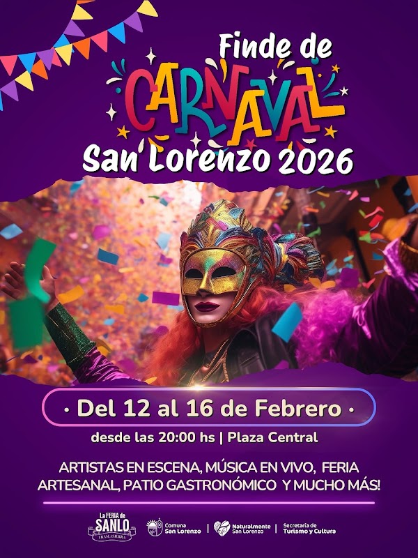 Finde de Carnaval San Lorenzo 2026