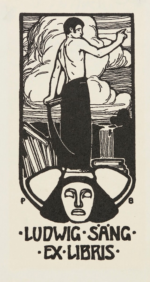 Bookplate Of Ludwig SäNg 1900