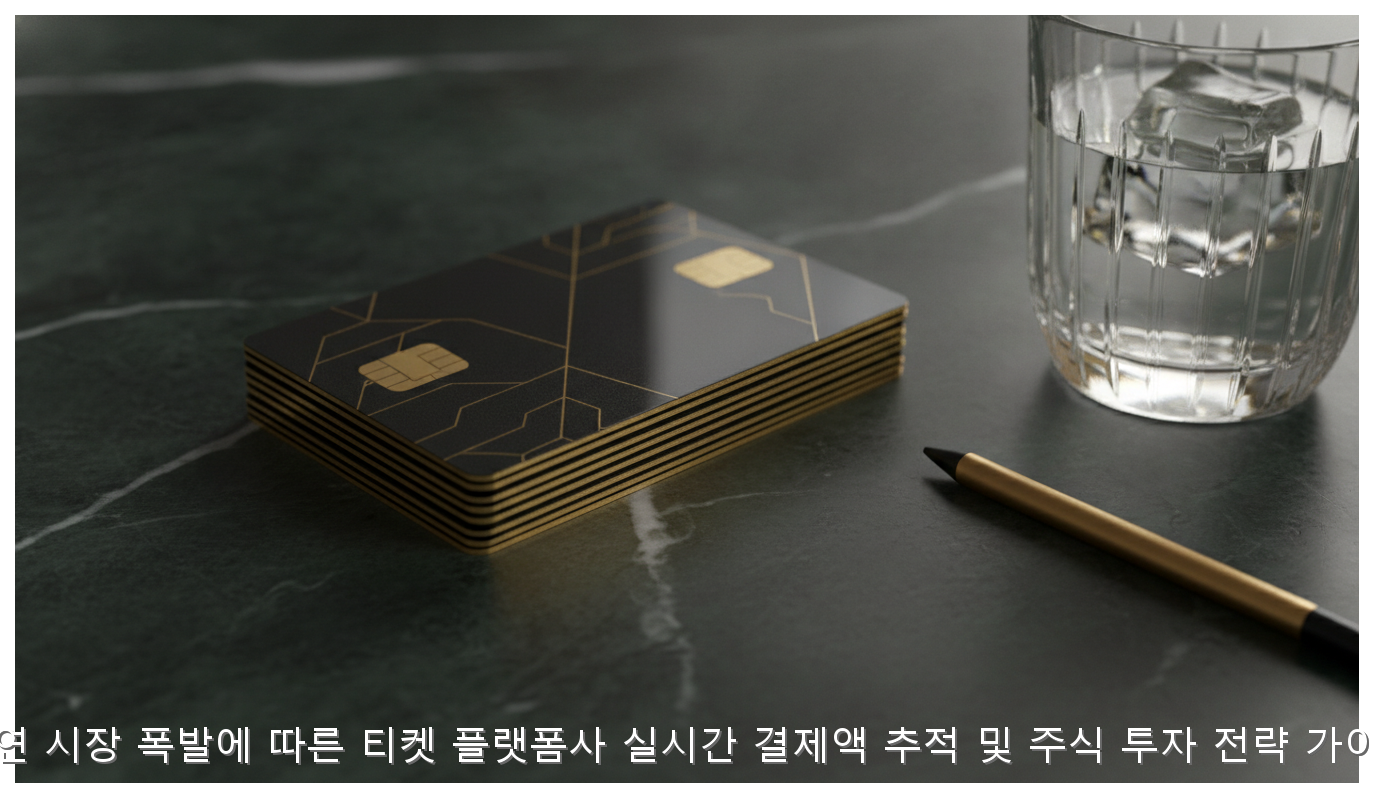 공연 시장 폭발에 따른 티켓 플랫폼사 실시간 결제액 추적 및 주식 투자 전략 가이드 핵심 안내 및 분석 인포그래픽 (3)