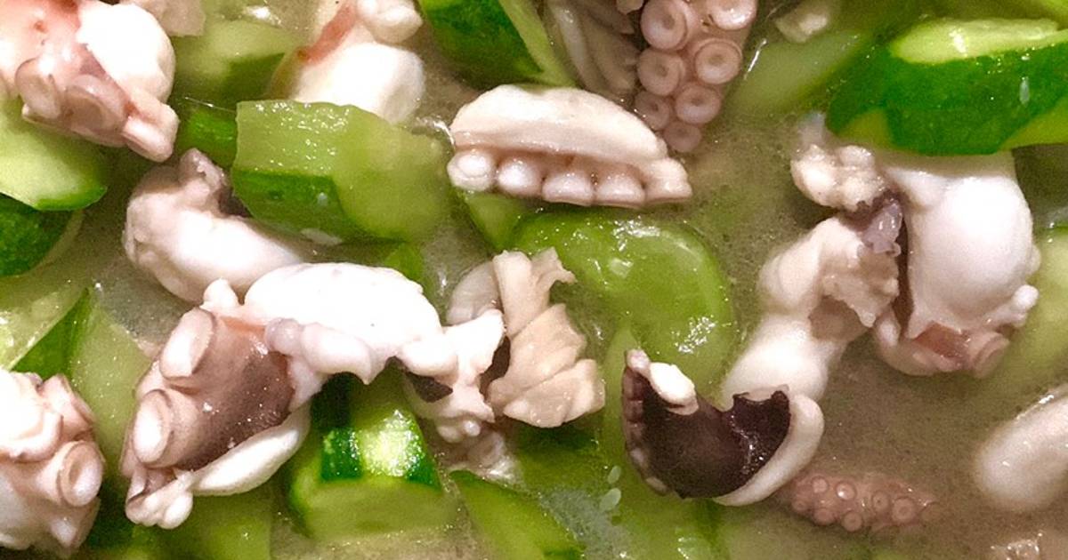 Bạch Tuộc Xào Dưa Leo