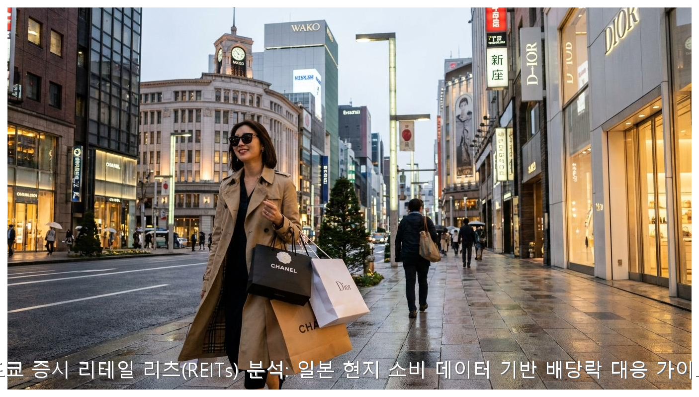 도쿄 증시 리테일 리츠(REITs) 분석: 일본 현지 소비 데이터 기반 배당락 대응 가이드 핵심 안내 및 분석 인포그래픽 (2)