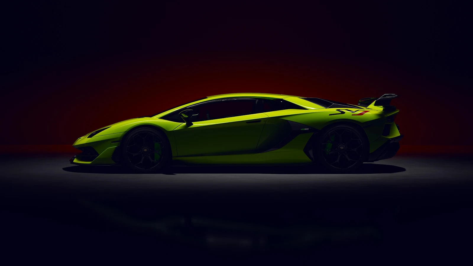 Lamborghini Aventador SV Studio Shot - Studio Photography 4K Wallpaper (3840x2160)