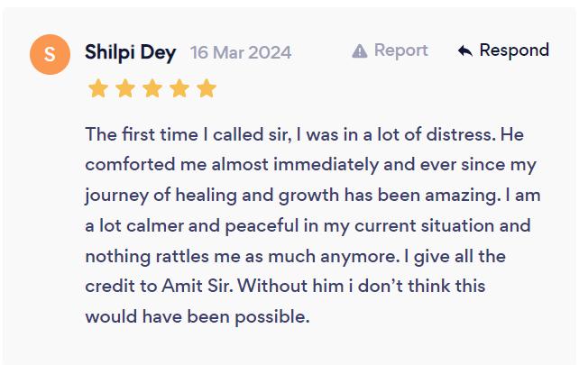 Shilpi Dey testimonial