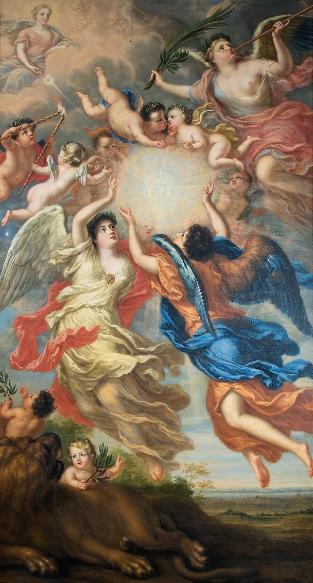 Allegory of the marriage of King Charles XI and Queen Ulrika Eleonora 1692