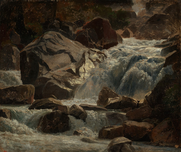 Schweizer Bergbach 1853
