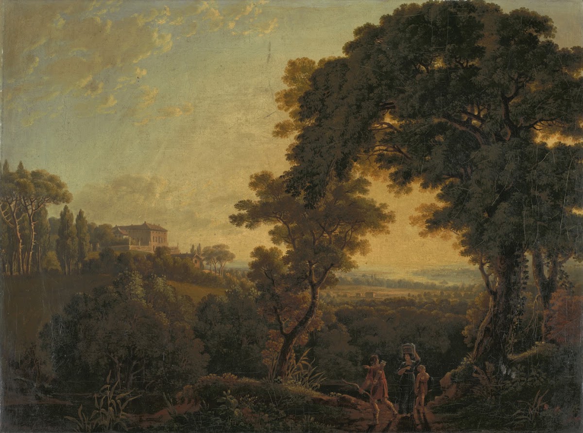 Italian Landscape Lake Nemi 1827