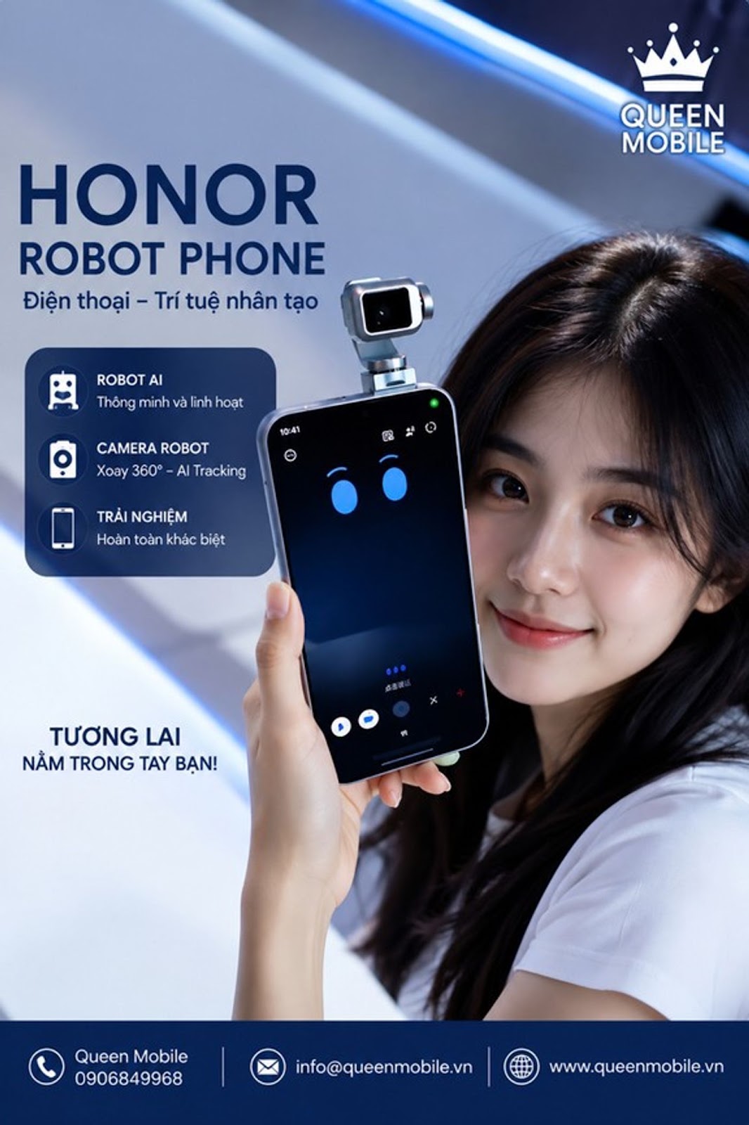 HONOR Robot Phone xuất hiện với camera robot AI, tham vọng thay đổi cách quay phim trên smartphone #HONOR #HONORRobotPhone #RobotPhone #AI #Smartphone #CameraAI #MWC2026 #ARRI #Mob