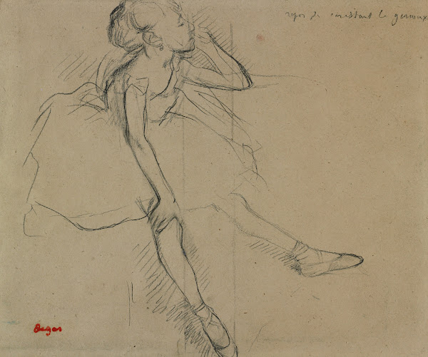 Ballet Dancer in Repose c 188082