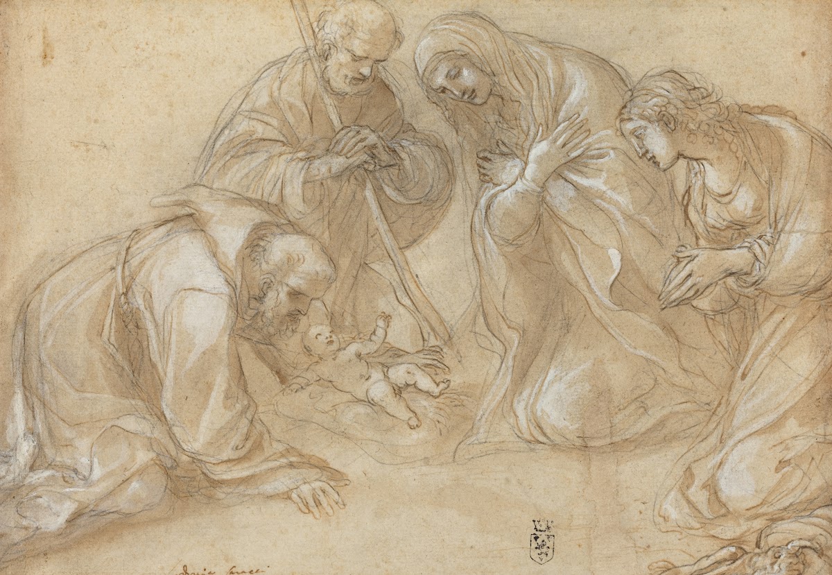 The Nativity with Saints Francis and Agnes c 1605