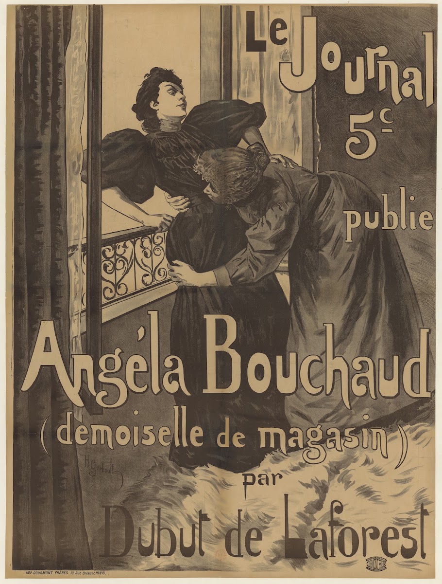 Le Journal publie Angéla Bouchaud demoiselle de magasin par Dubut de Laforest 18