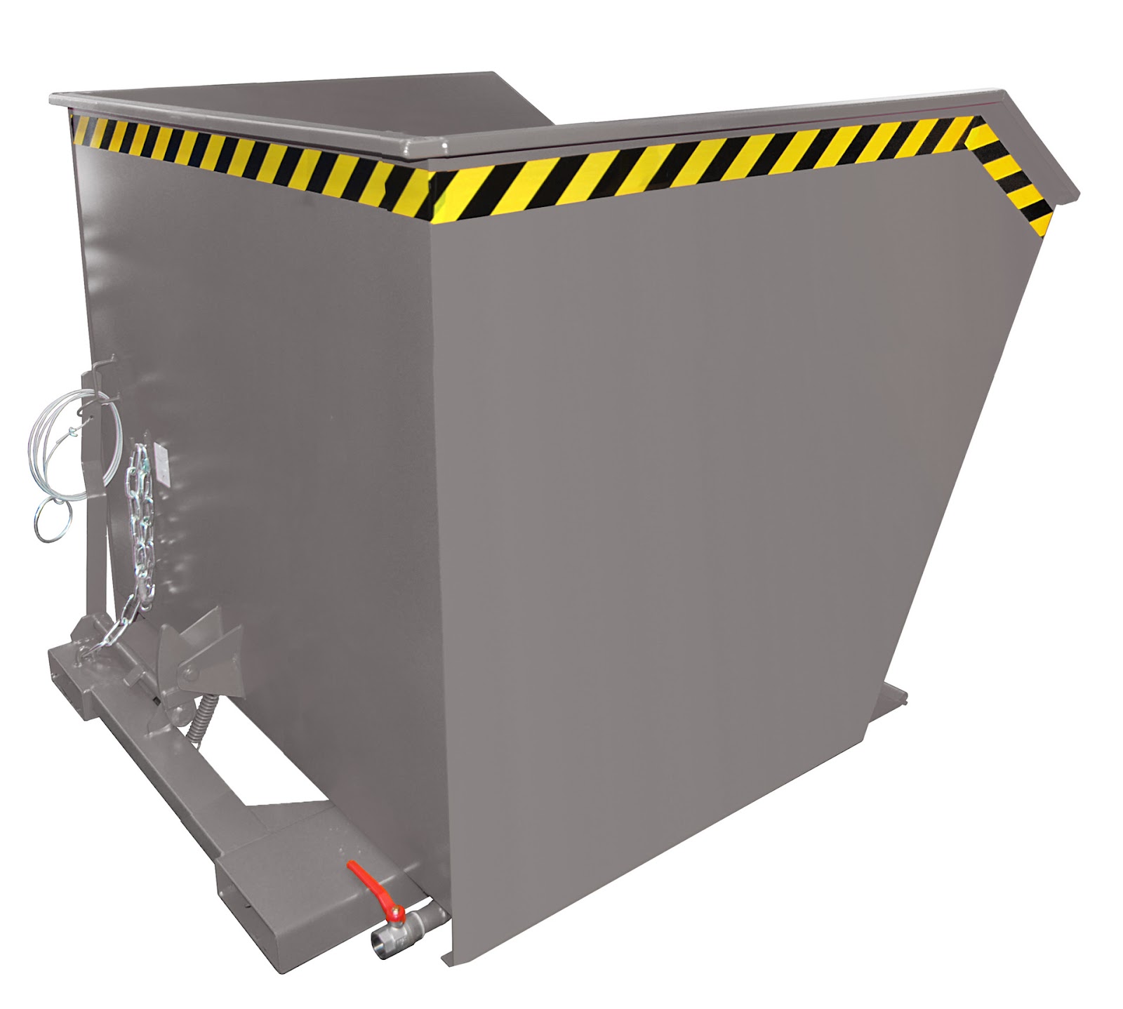 Spaander-kiepcontainer GU-E 2000, gelakt, Muisgrijs