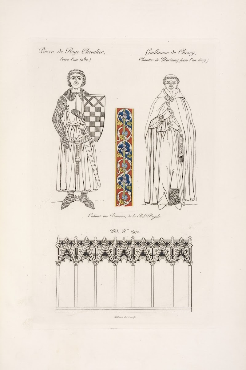 Pierre de Roye chevalier vers lan 1280 Guillaume de Chesey chantre de Mortaing v