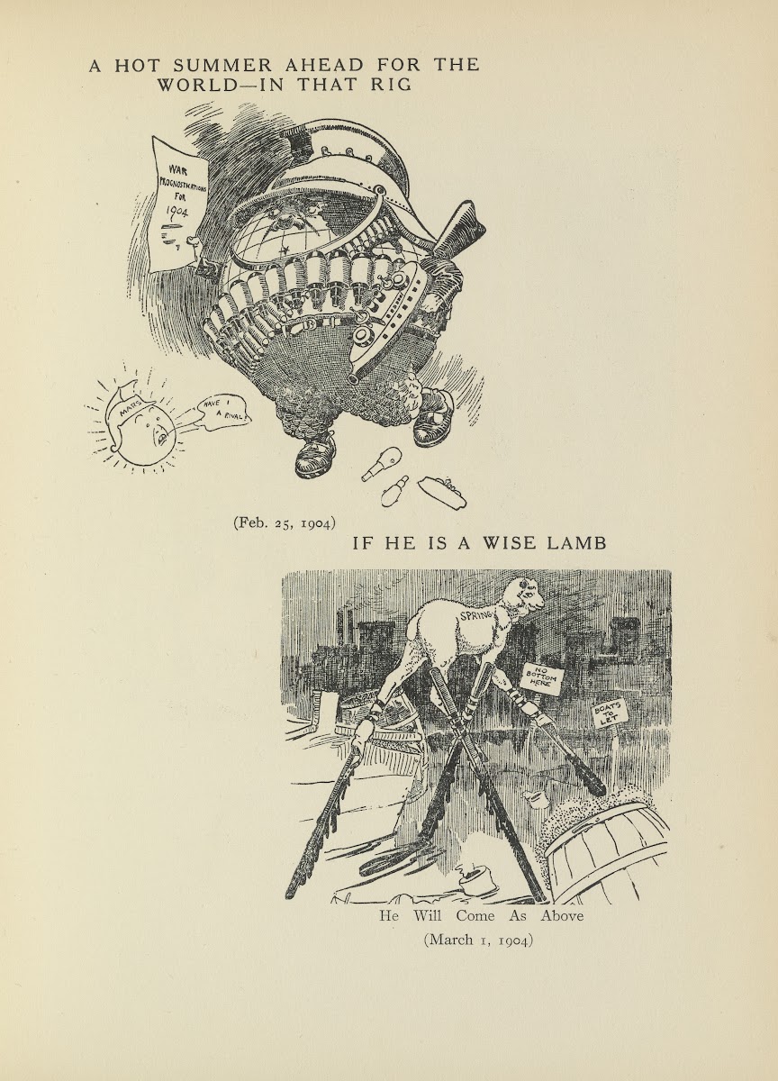 A Hot Summer Ahead For The World  In That Rig If He Is A Wise Lamb 1904